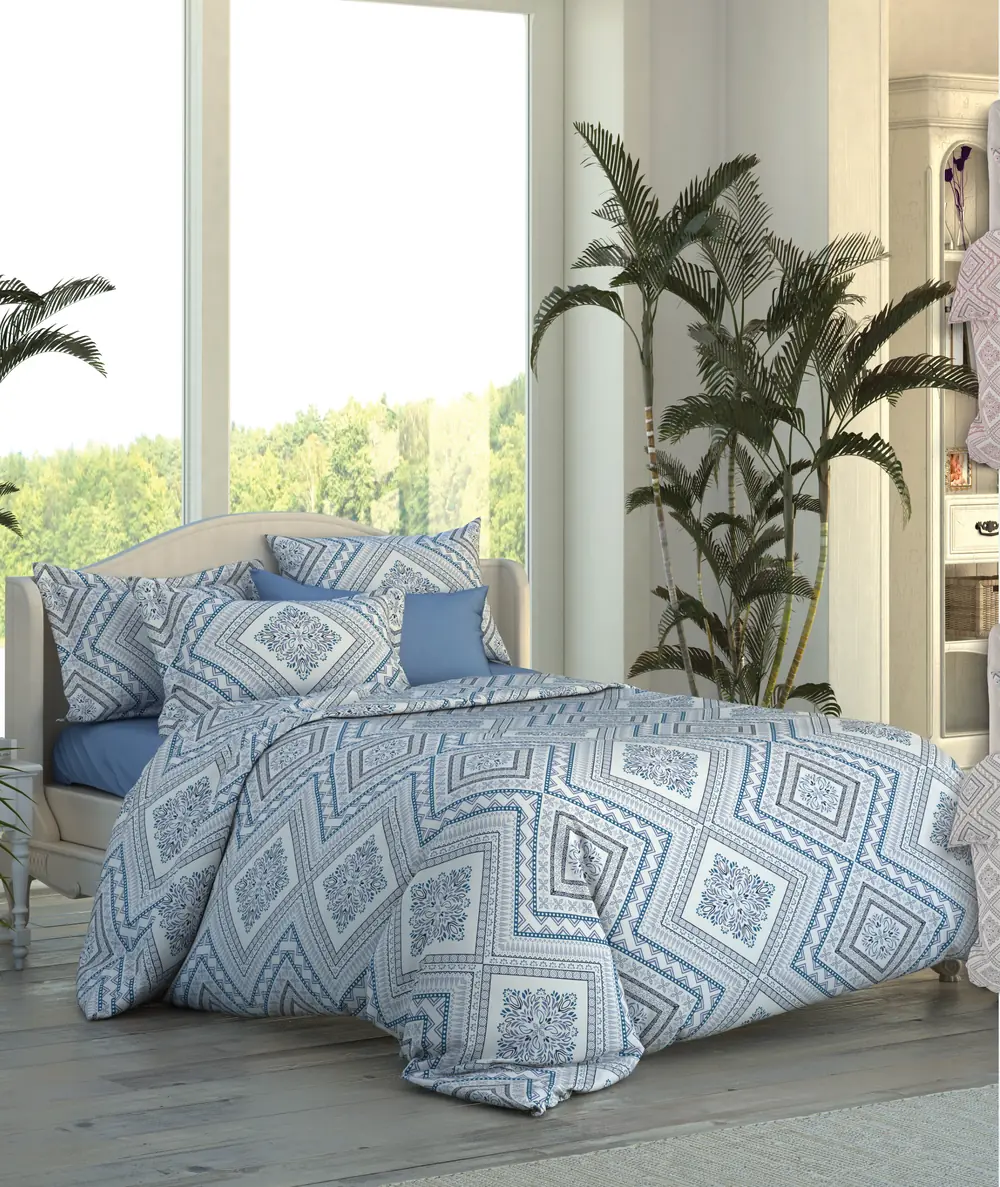Model 033142 nevresim takımı yatak odası görünümü
