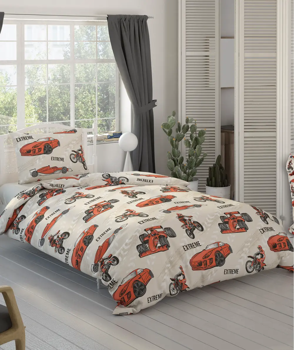 Model 081643 nevresim takımı yatak odası görünümü