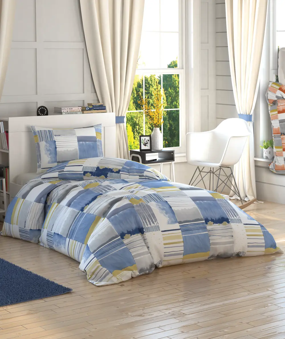 Model 093609 nevresim takımı yatak odası görünümü
