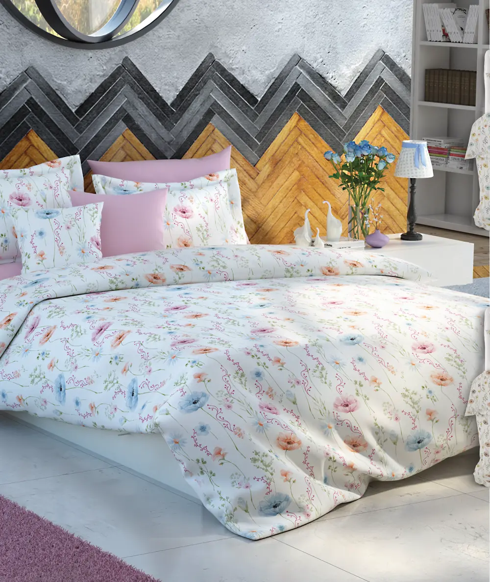 Model 093666 nevresim takımı yatak odası görünümü